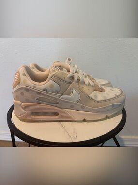 Nike Beige Polka Dot Air-Inspired Sneakers